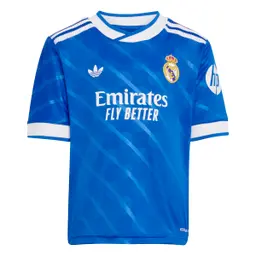 Real Madrid infant third jersey 2526 blue – gonzalo – 16 Kits - Authentic Fan Merchandise