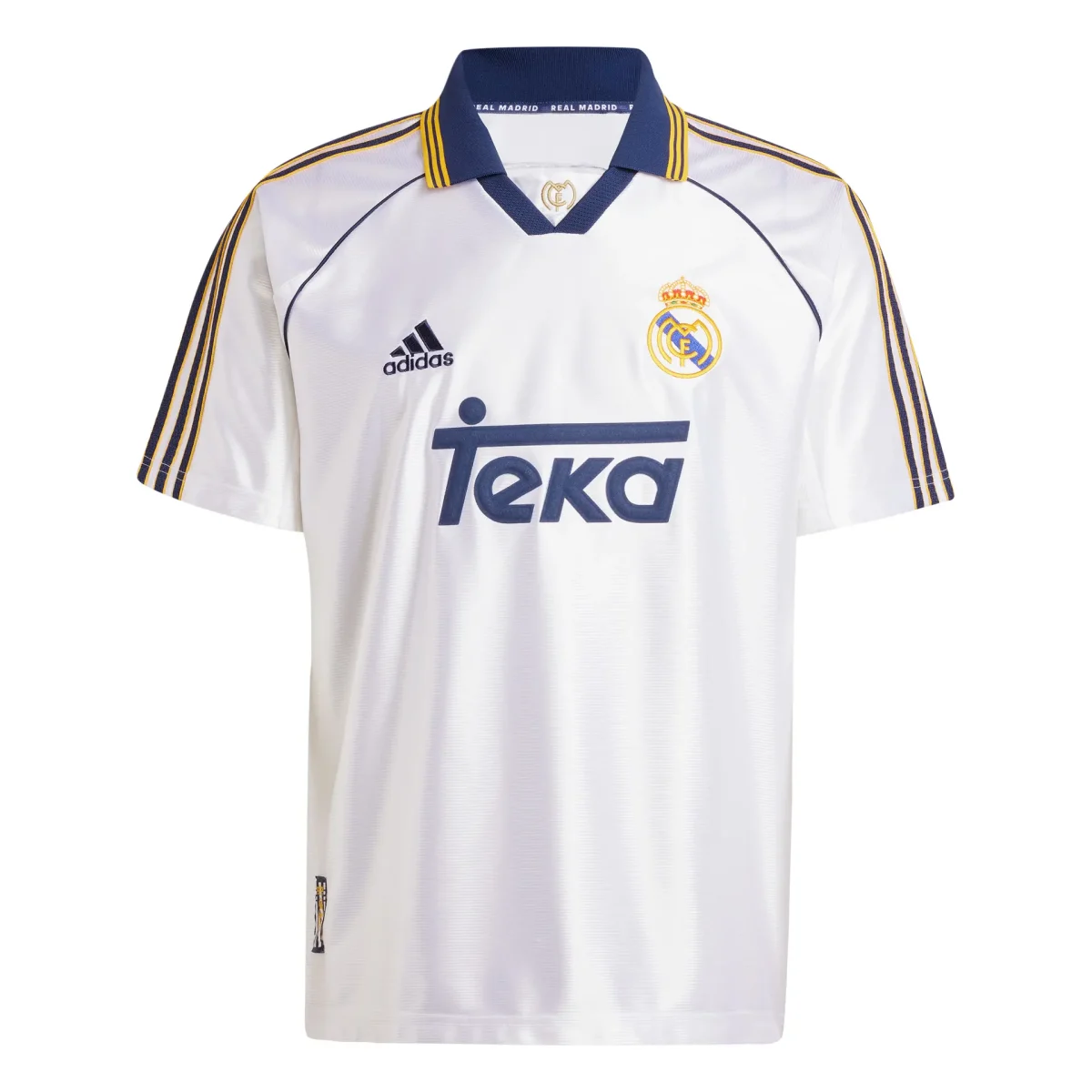Real Madrid mens adidas bring back 9900 home jersey white Kits - Authentic Fan Merchandise