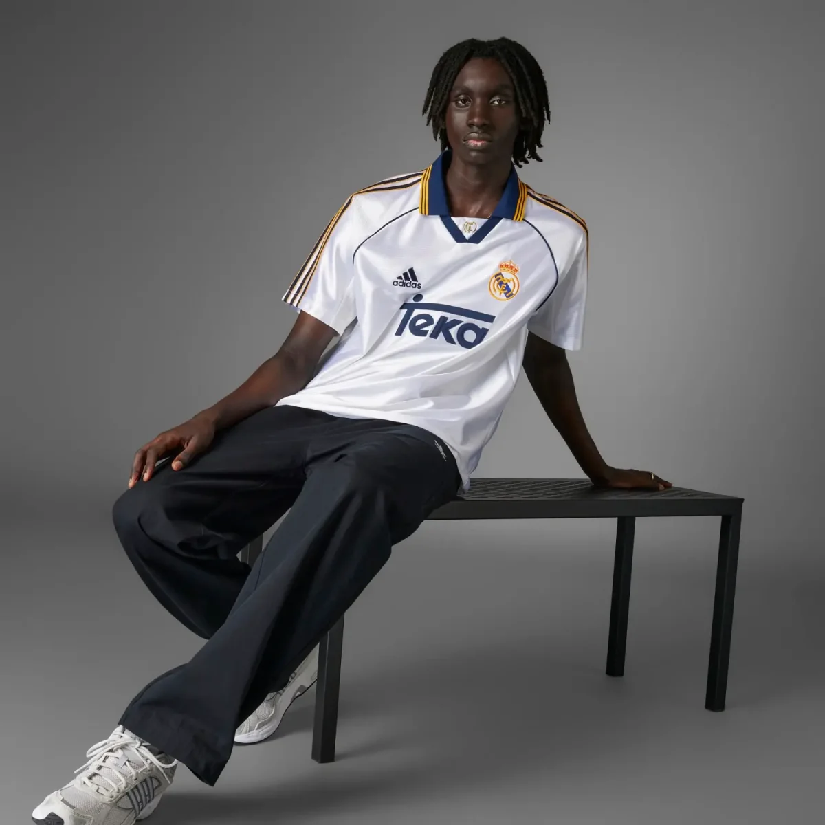 Real Madrid mens adidas bring back 9900 home jersey white Kits - Authentic Fan Merchandise