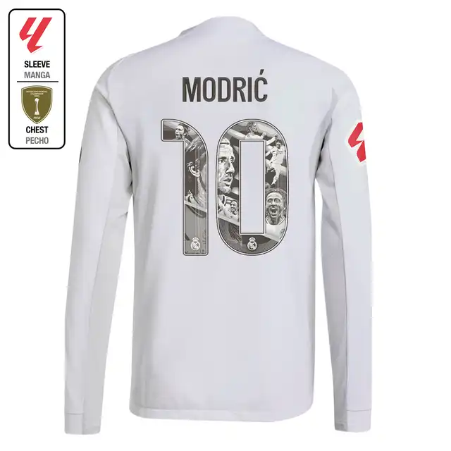 Real Madrid mens authentic home long sleeve jersey 2526 white – la liga  intercontinental Kits - Authentic Fan Merchandise