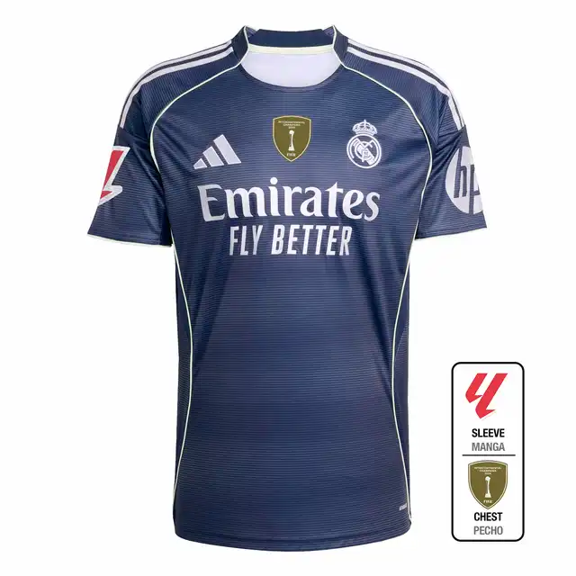 Real Madrid mens away jersey 2526 navy blue – la liga  intercontinental Kits - Authentic Fan Merchandise