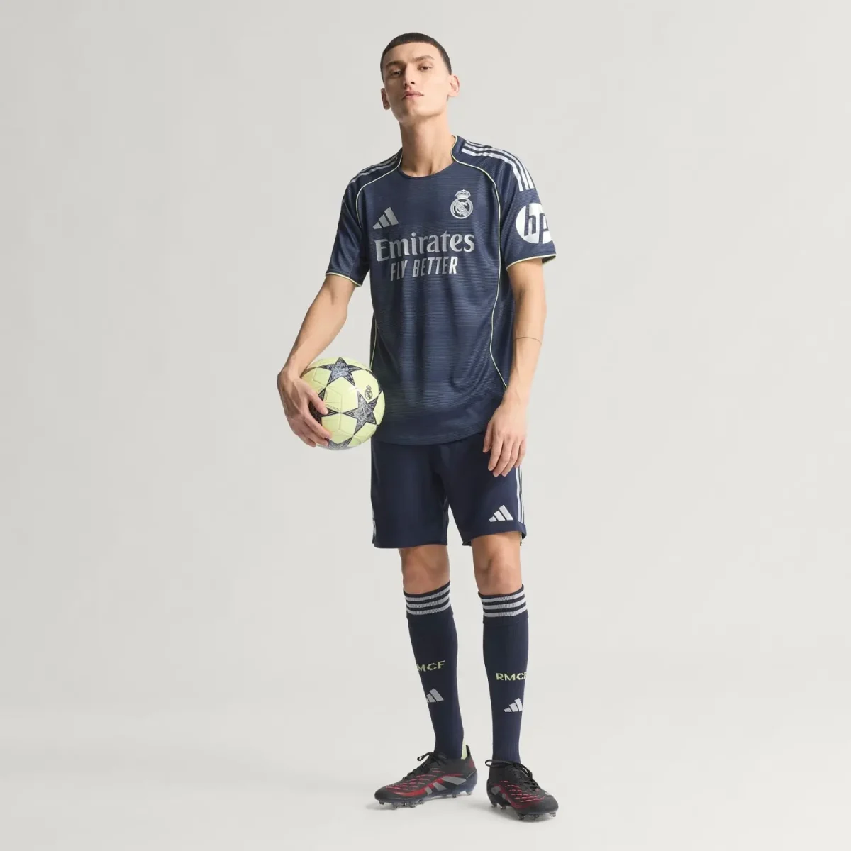 Real Madrid mens away jersey authentic 2526 navy blue – champions league  intercontinental with custom print Kits - Authentic Fan Merchandise