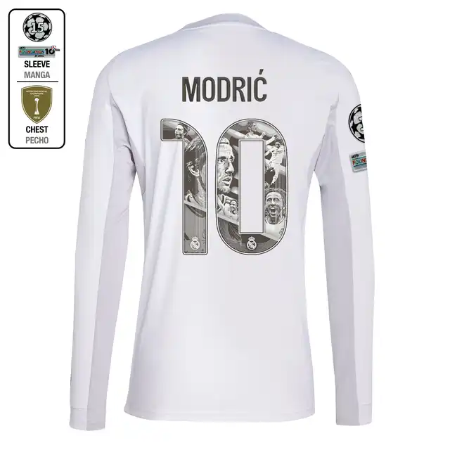 Real Madrid mens home long sleeve jersey 2526 white – champions league  intercontinental Kits - Authentic Fan Merchandise