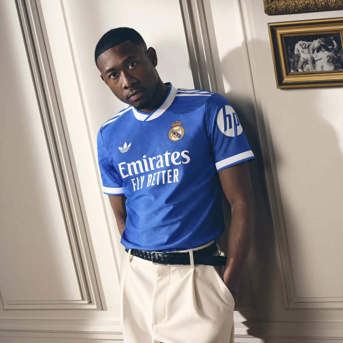 Real Madrid mens third jersey replica jersey 2526 blue Kits - Authentic Fan Merchandise