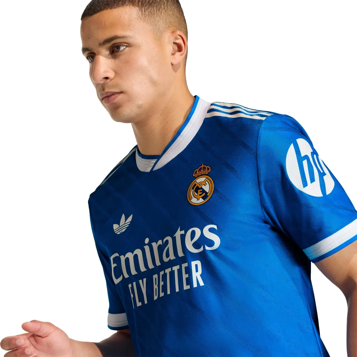 Real Madrid mens third jersey replica jersey 2526 blue Kits - Authentic Fan Merchandise