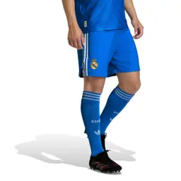 Real Madrid mens third jersey replica shorts 2526 blue Kits - Authentic Fan Merchandise