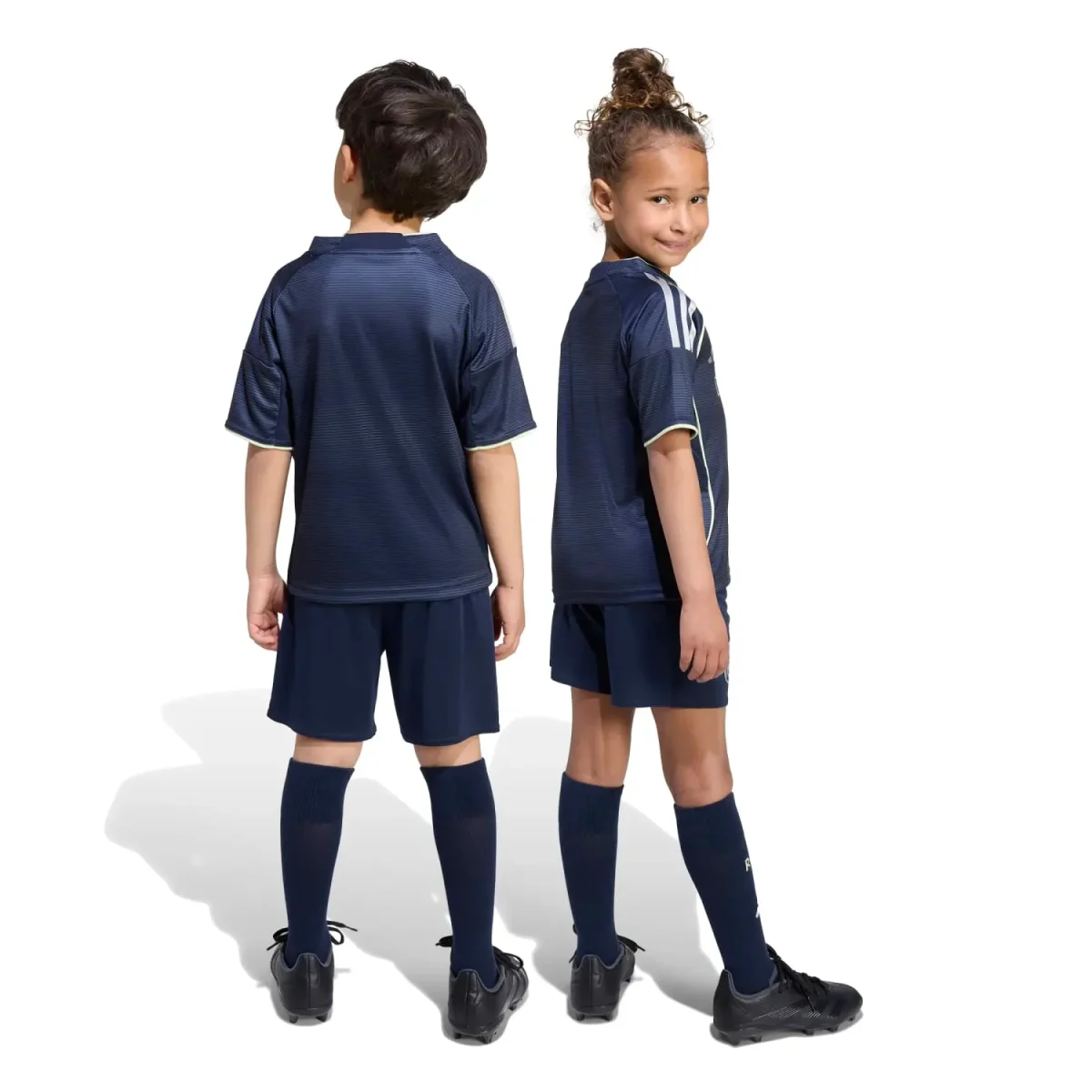 Real Madrid mini-kit away jersey set 2526 navy blue – brahim – 21 Kits - Authentic Fan Merchandise