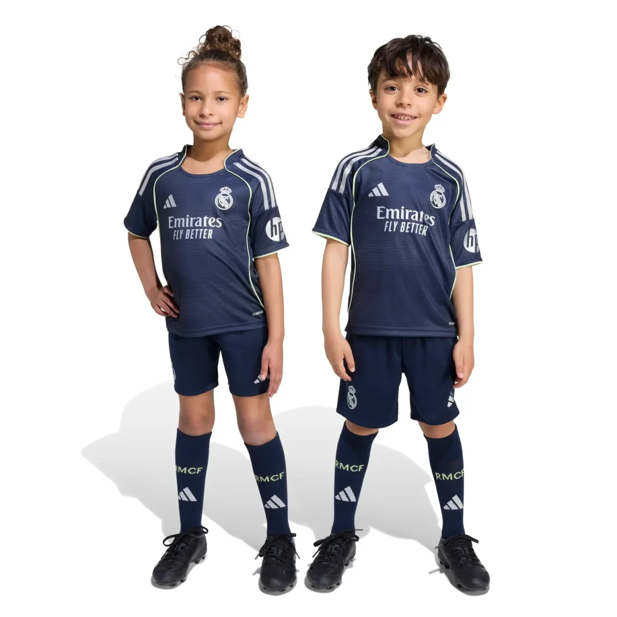 Real Madrid mini-kit away jersey set 2526 navy blue – brahim – 21 Kits - Authentic Fan Merchandise