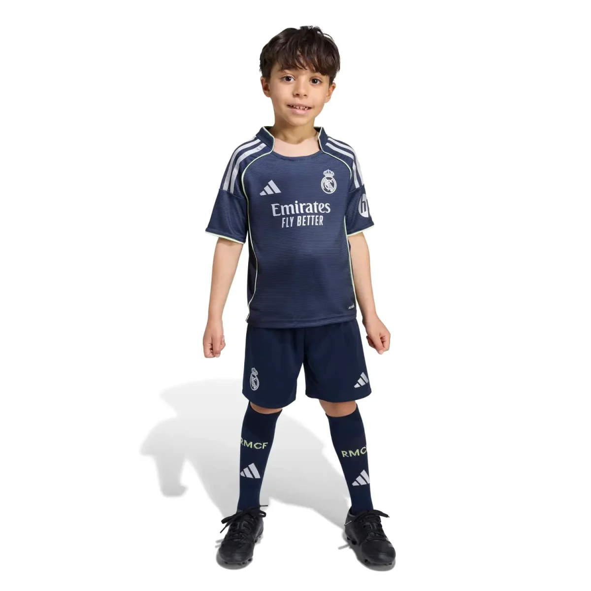 Real Madrid mini-kit away jersey set 2526 navy blue – brahim – 21 Kits - Authentic Fan Merchandise