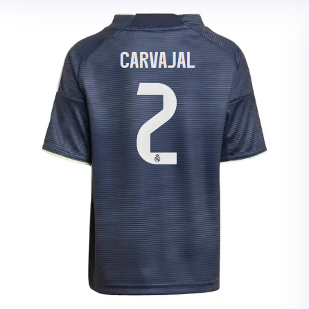 Real Madrid mini-kit away jersey set 2526 navy blue – carvajal – 2 Kits - Authentic Fan Merchandise