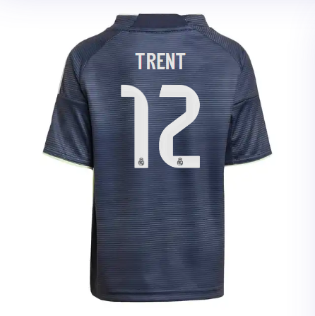 Real Madrid mini-kit away jersey set 2526 navy blue – trent – 12 Kits - Authentic Fan Merchandise