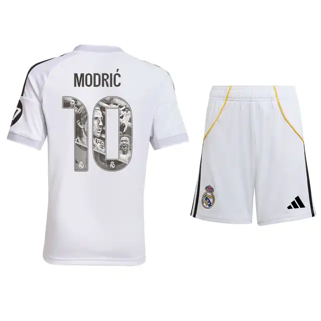 Real Madrid mini-kit home jersey set 2526 white Kits - Authentic Fan Merchandise