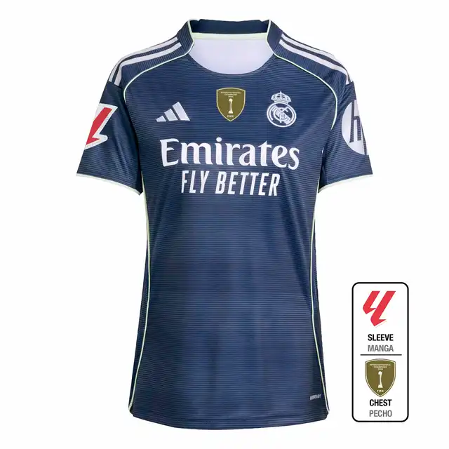 Real Madrid womens away jersey 2526 navy blue – la liga  intercontinental Kits - Authentic Fan Merchandise