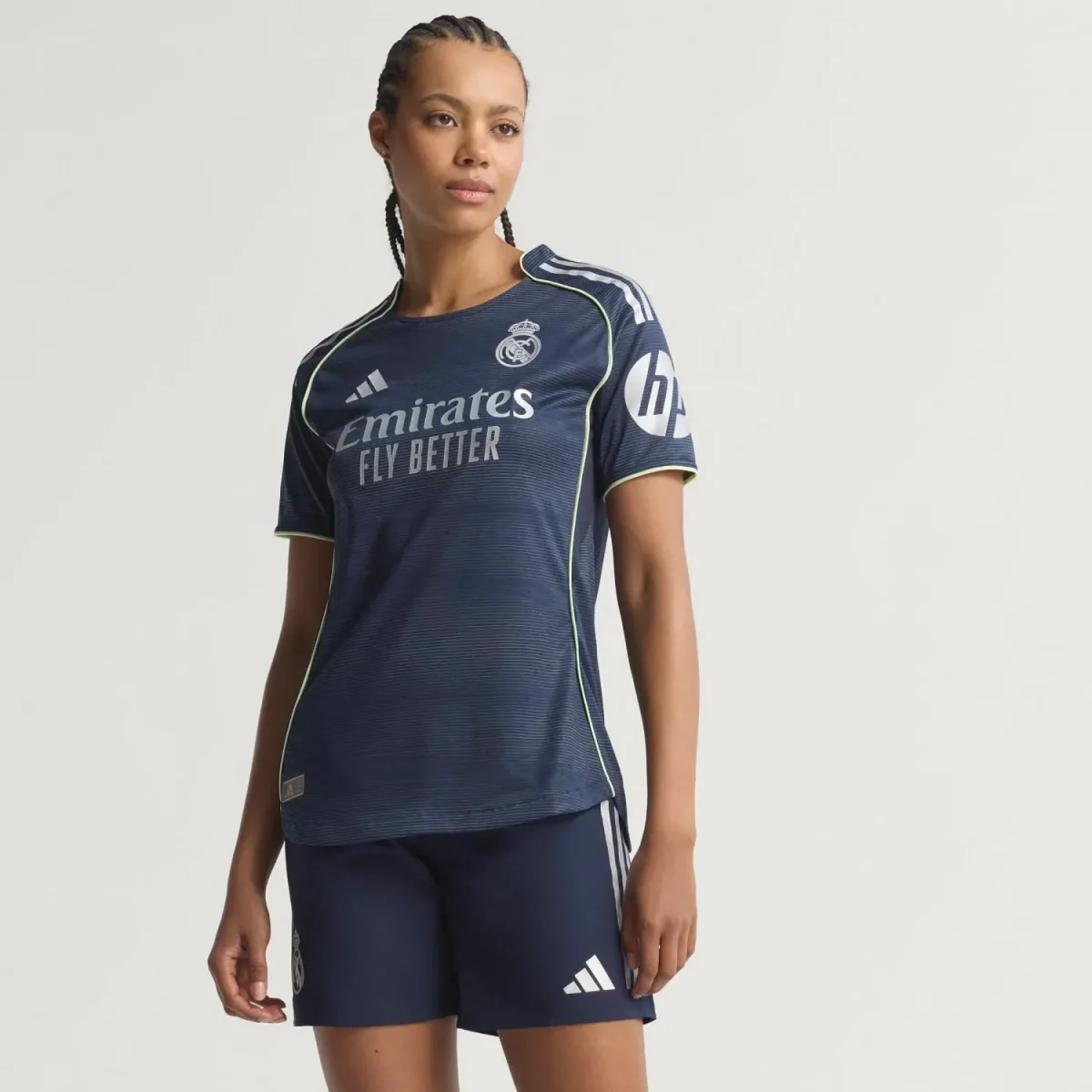 Real Madrid womens away jersey authentic 2526 navy blue – champions league  intercontinental with custom print Kits - Authentic Fan Merchandise