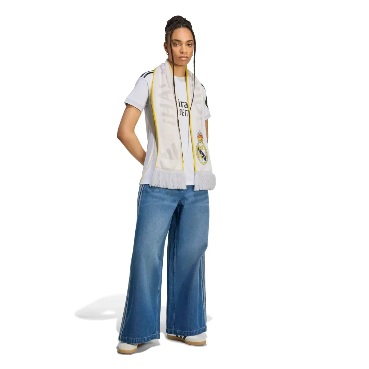 Real Madrid womens home jersey 2526 white with individual print Kits - Authentic Fan Merchandise