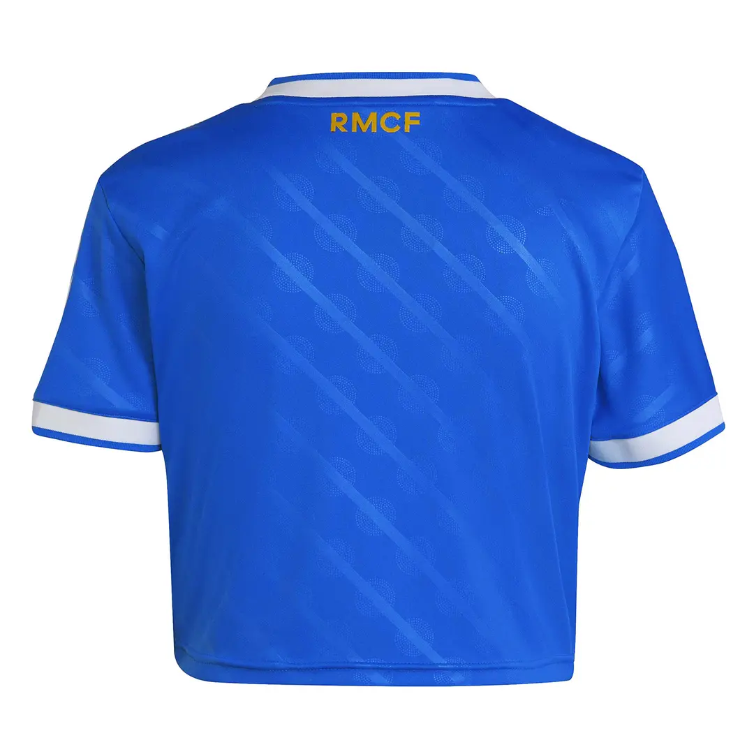 Real Madrid womens third crop jersey 2526 blue – la liga  intercontinental Kits - Authentic Fan Merchandise