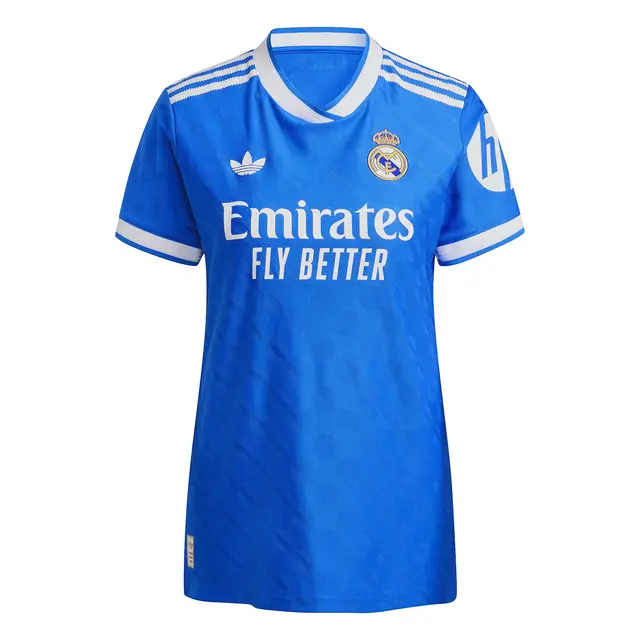 Real Madrid womens third jersey replica jersey 2526 blue Kits - Authentic Fan Merchandise