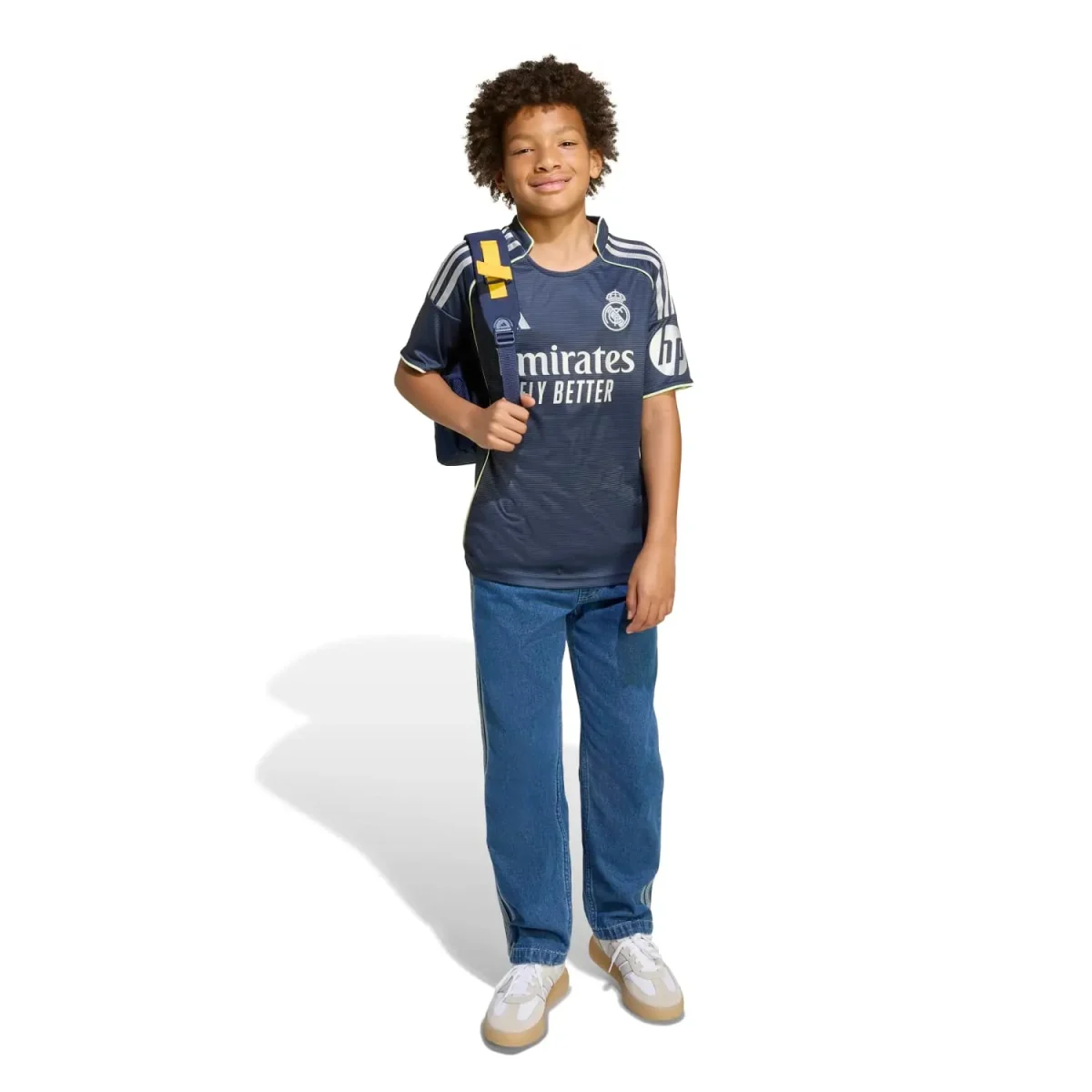 Real Madrid youth away jersey 2526 navy blue with custom print Kits - Authentic Fan Merchandise