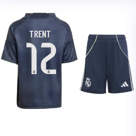 Real Madrid youth away jersey set 2526 navy blue – trent – 12 Kits - Authentic Fan Merchandise