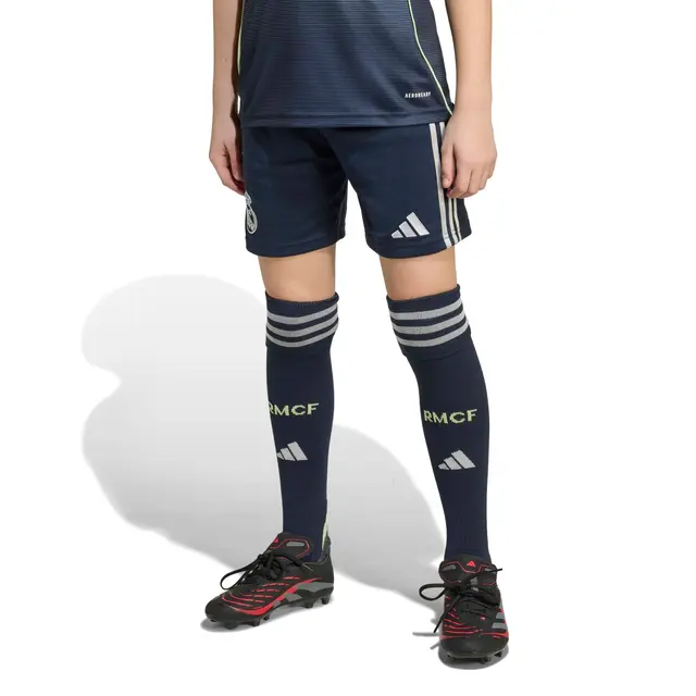 Real Madrid youth away shorts 2526 navy blue Kits - Authentic Fan Merchandise