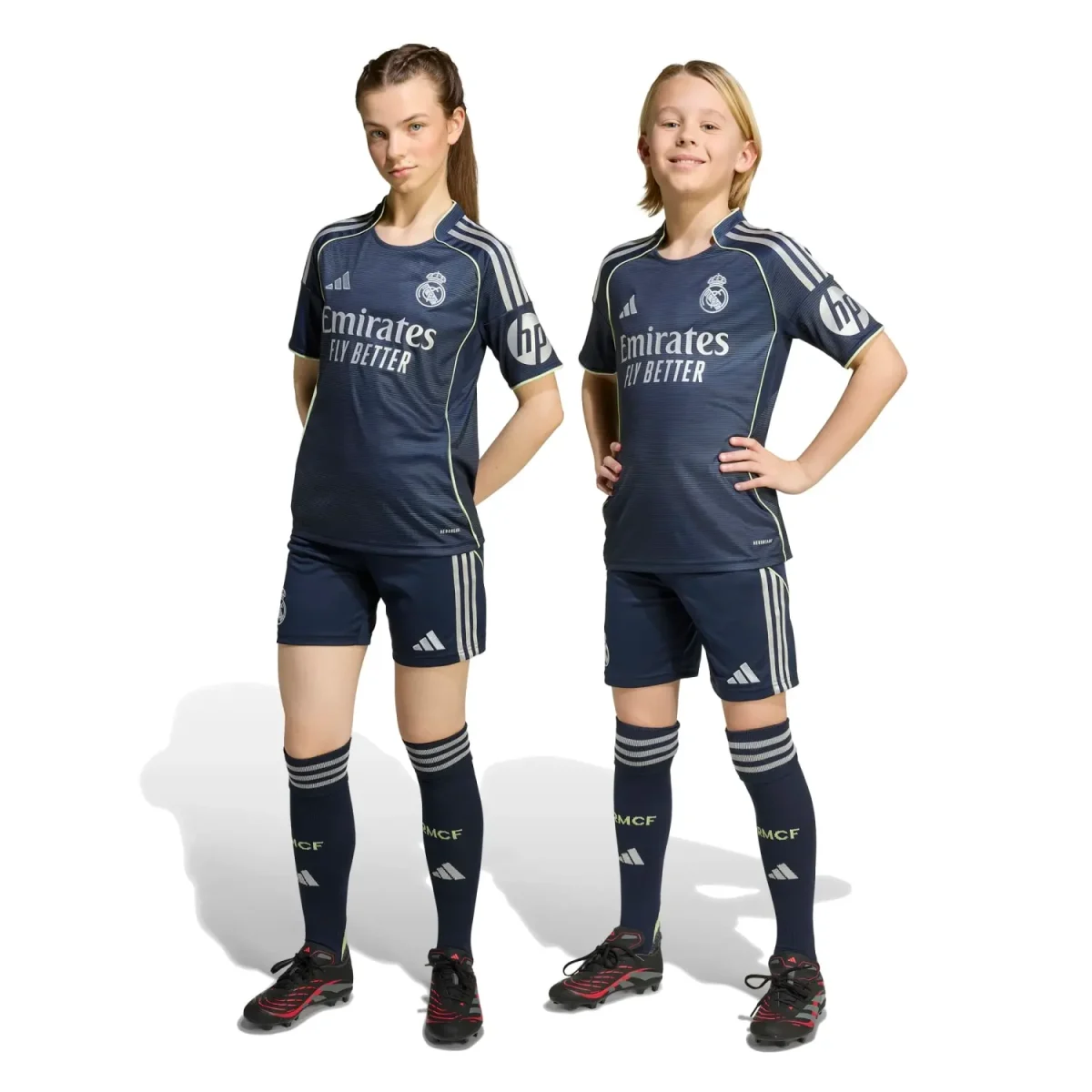 Real Madrid youth away shorts 2526 navy blue Kits - Authentic Fan Merchandise