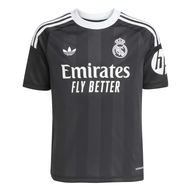 Real Madrid youth goalkeeper jersey 2526 black Kits - Authentic Fan Merchandise