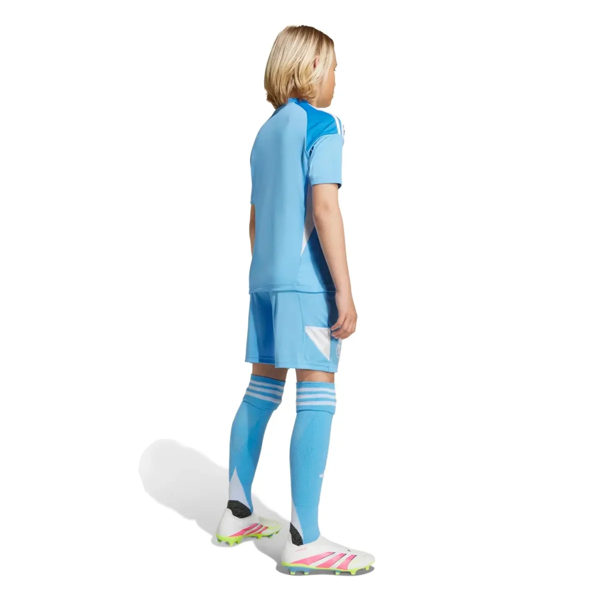 Real Madrid youth goalkeeper jersey set 2526 blue – lunin – 13 Kits - Authentic Fan Merchandise
