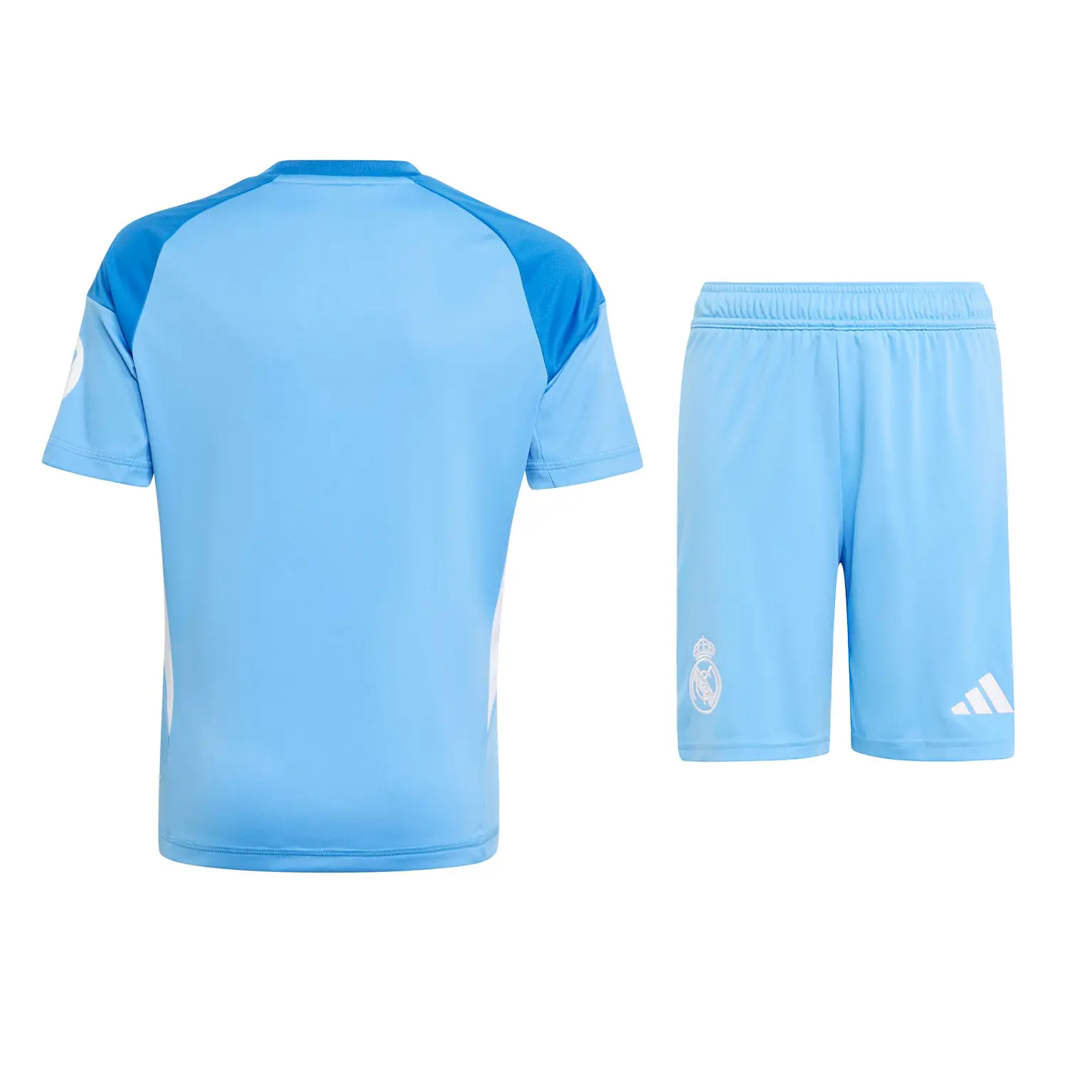 Real Madrid youth goalkeeper jersey set 2526 blue Kits - Authentic Fan Merchandise