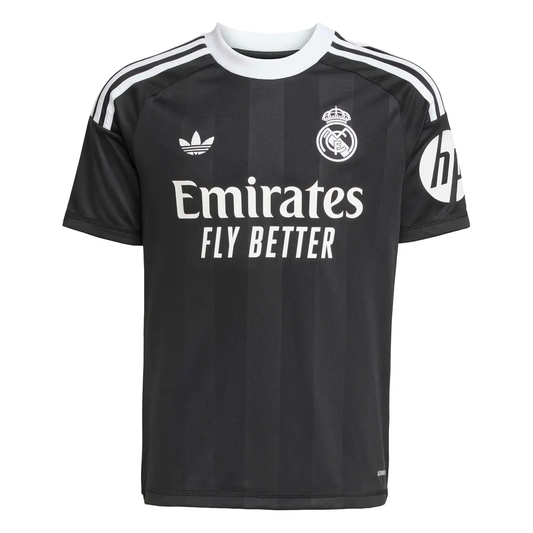 Real Madrid youth goalkeeper jersey uniforms 2526 black Kits - Authentic Fan Merchandise