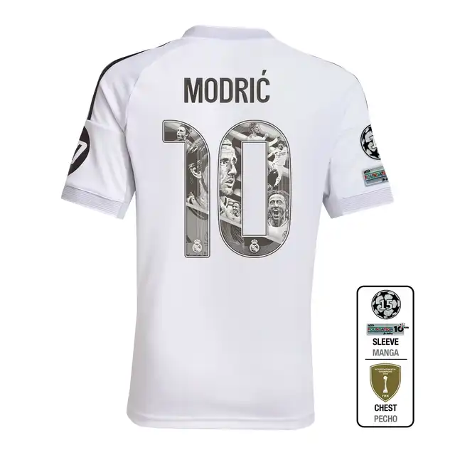 Real Madrid youth home jersey 2526 white – champions league  intercontinental Kits - Authentic Fan Merchandise