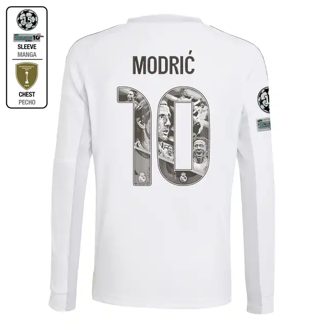 Real Madrid youth home long-sleeved jersey 2526 white – champions league  intercontinental Kits - Authentic Fan Merchandise