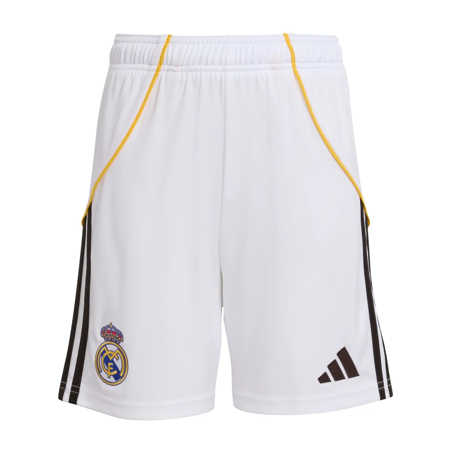 Real Madrid youth home shorts 2526 white Kits - Authentic Fan Merchandise
