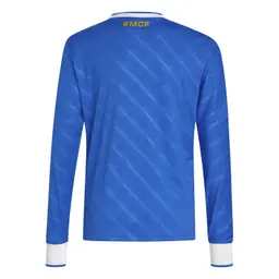 Real Madrid youth third jersey long sleeve jersey 2526 blue Kits - Authentic Fan Merchandise